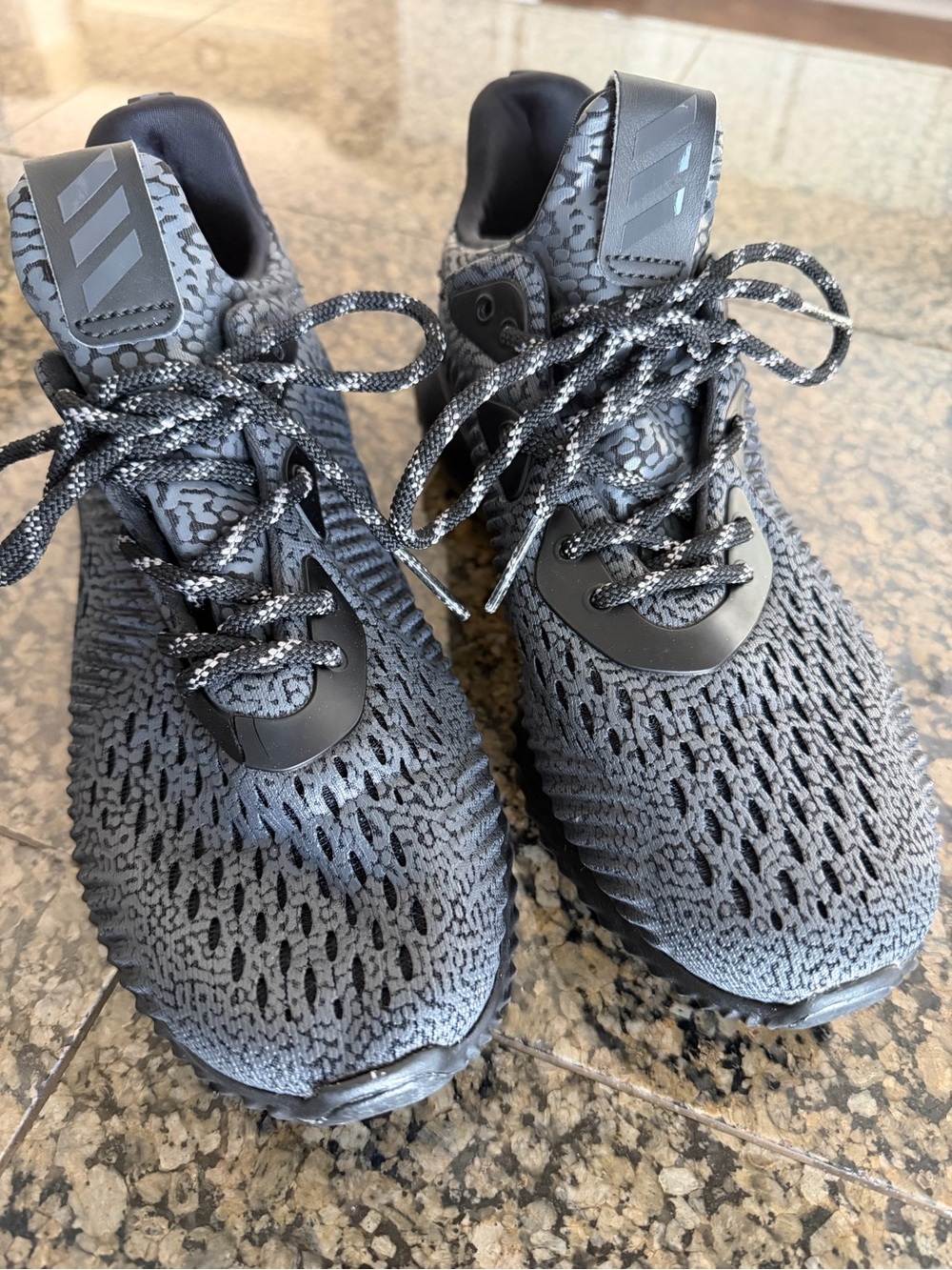 Adidas women’s Grey Knit Running Sneakers